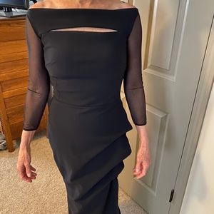 Mother of Groom/Bride- Chiara Boni black maxi dress, size 0-2